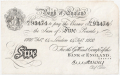 Bank Of England 5 Pound Notes To 1979 5 Pounds, 14. 2.1920